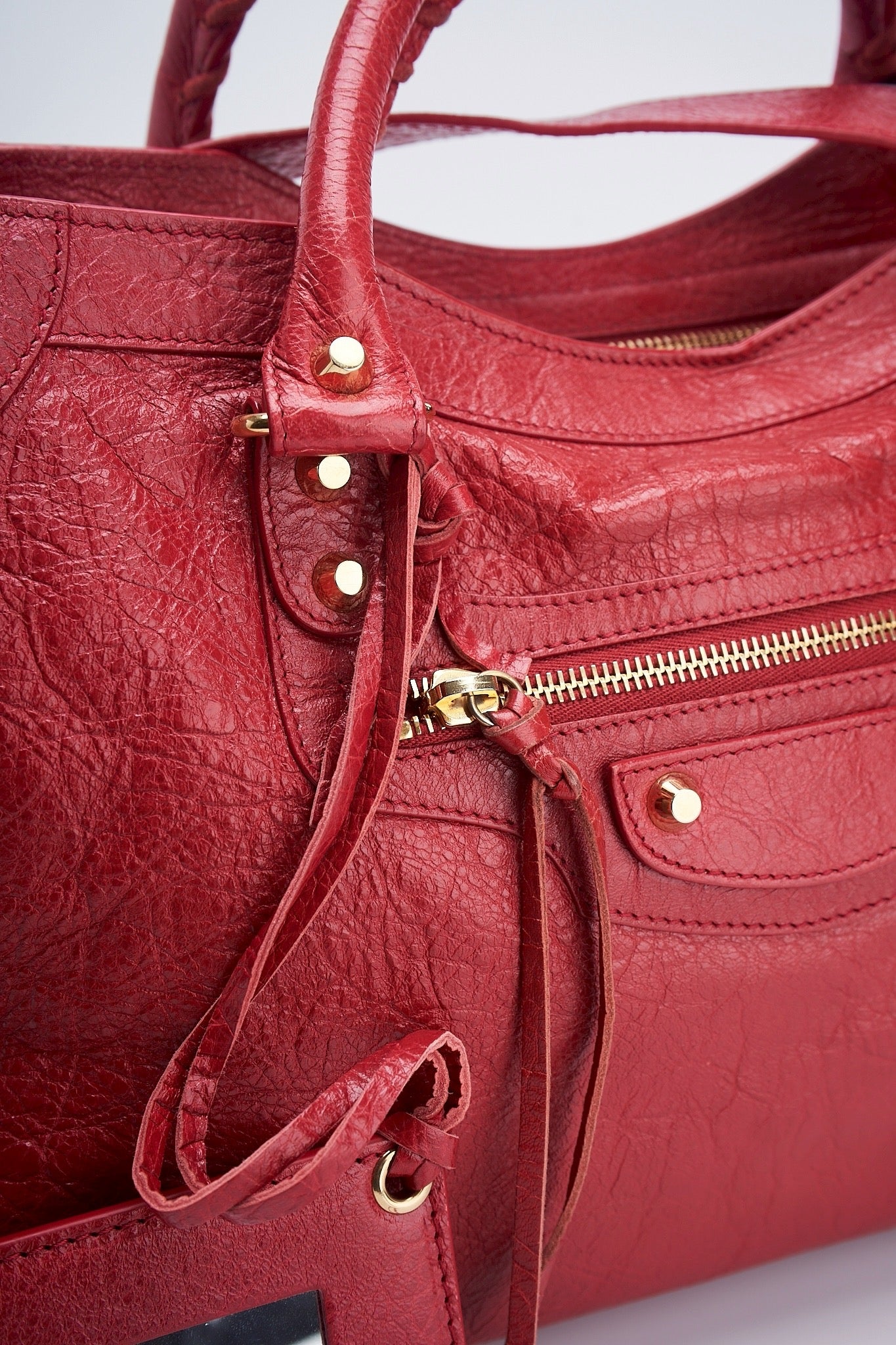 Balenciaga city red