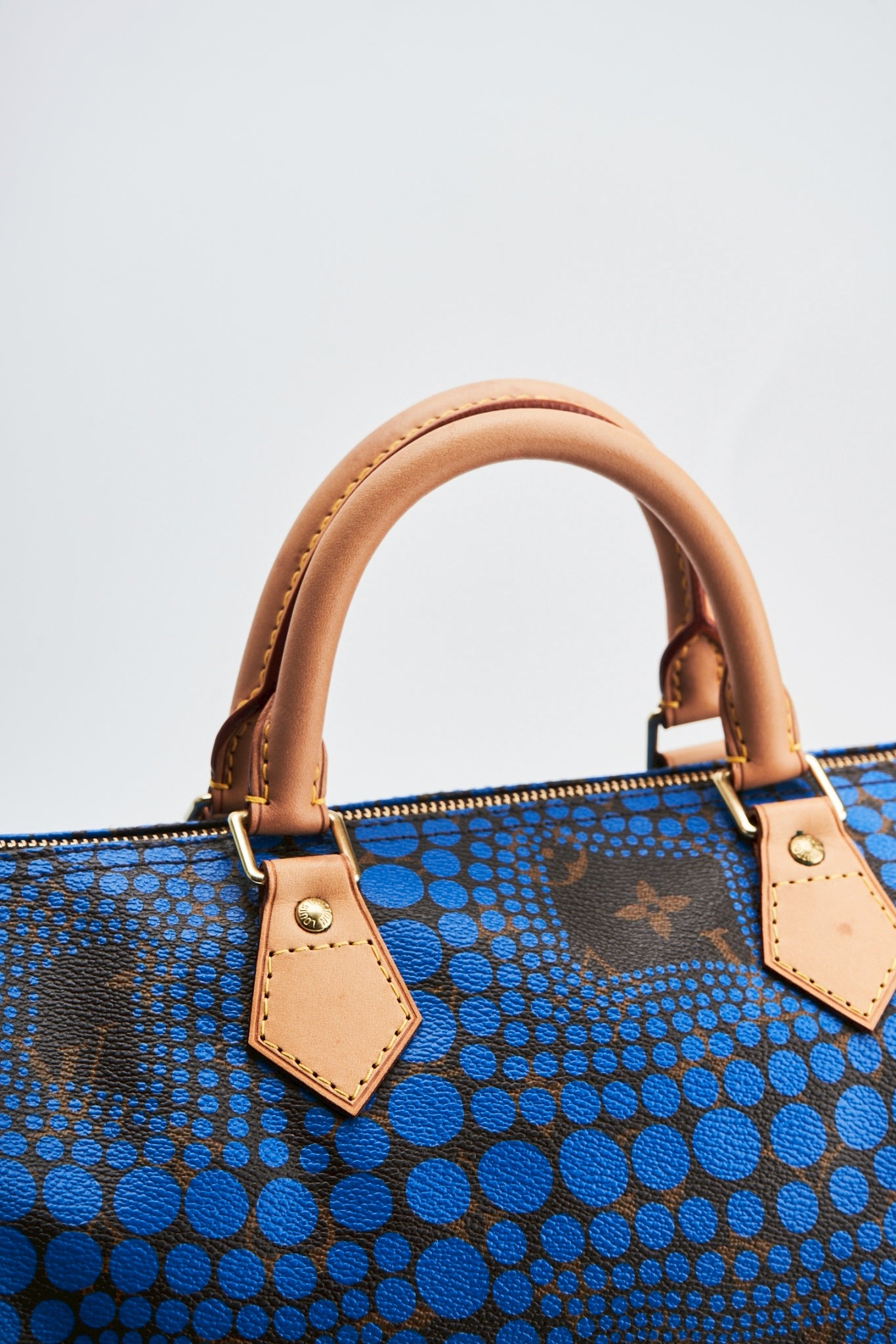 Louis Vuitton Yayoi Kusama speedy blue 30”