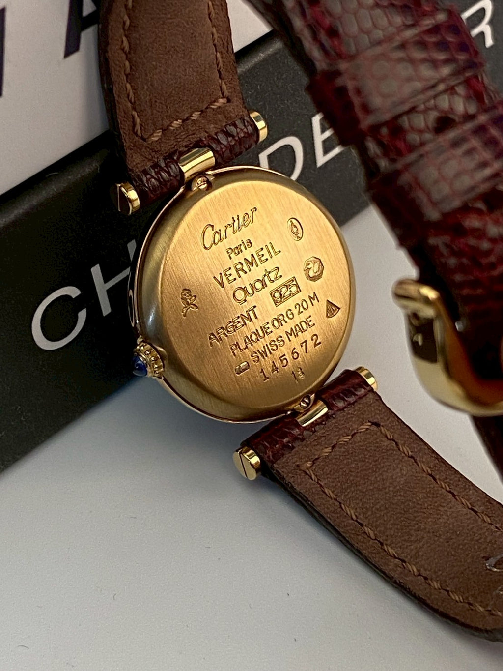 Cartier color dial argent cilcle c.5672