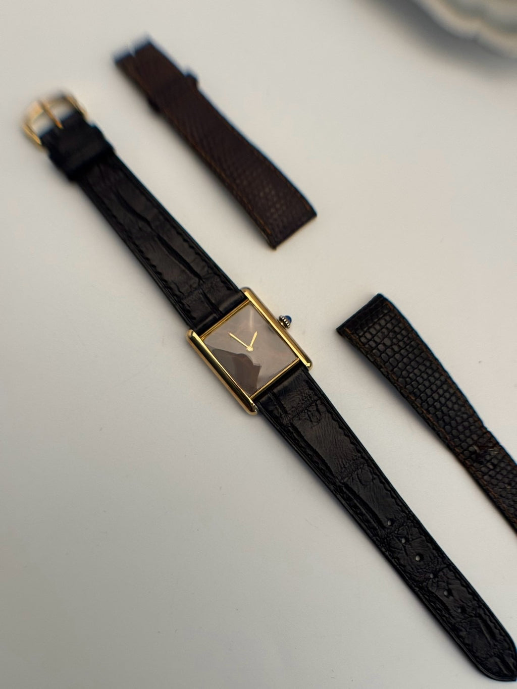 Cartier Tank Must Brown Dial