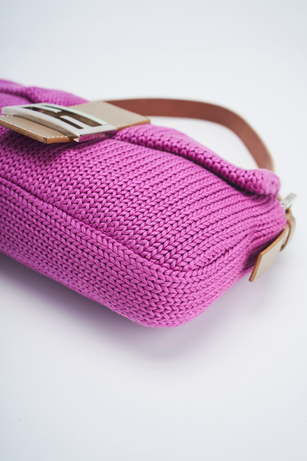 Fendi baguette knit bag