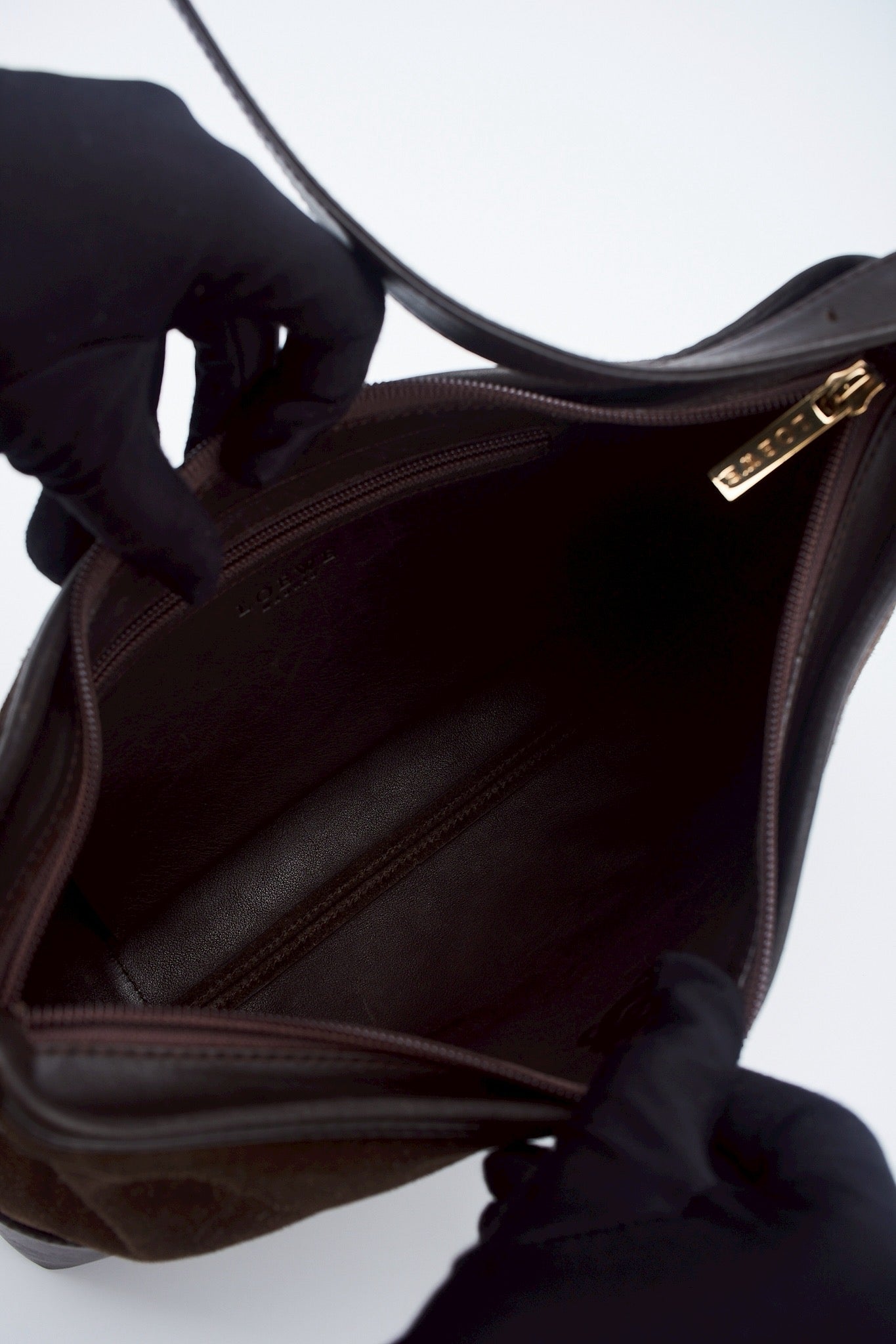Loewe Suede Brown shoulder
