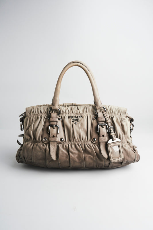 Prada Ombre Gaufre leather