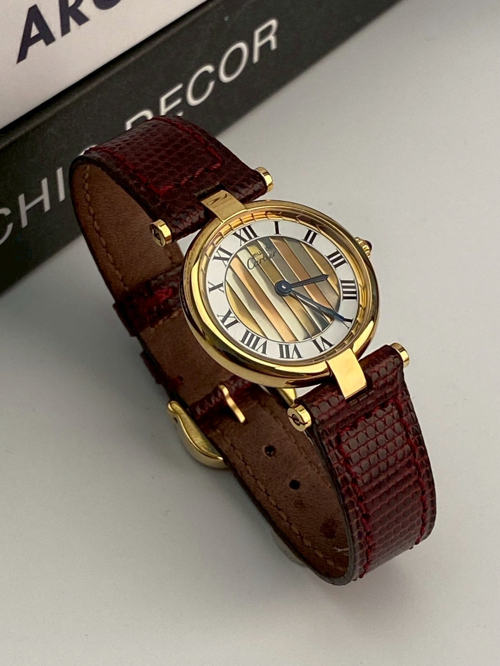 Cartier color dial argent cilcle c.5672