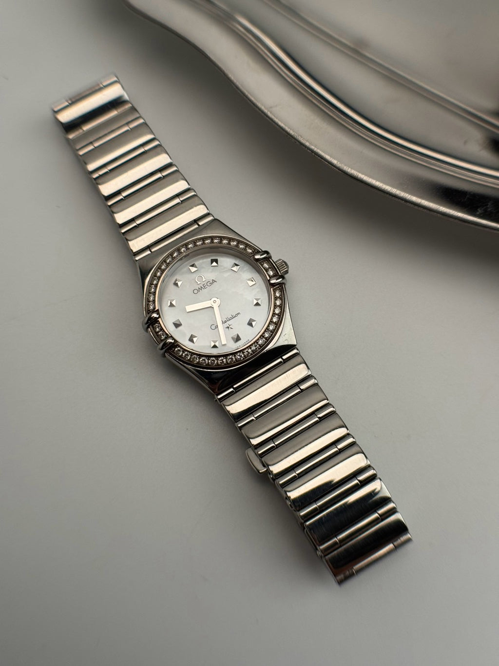 Omega Constellation Diamond Bezel