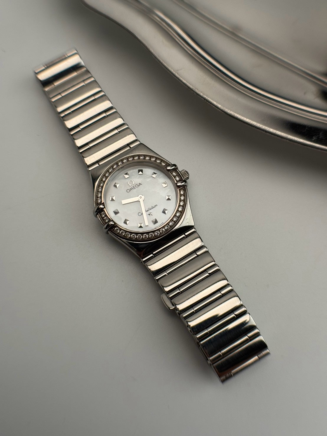 Omega Constellation Diamond Bezel