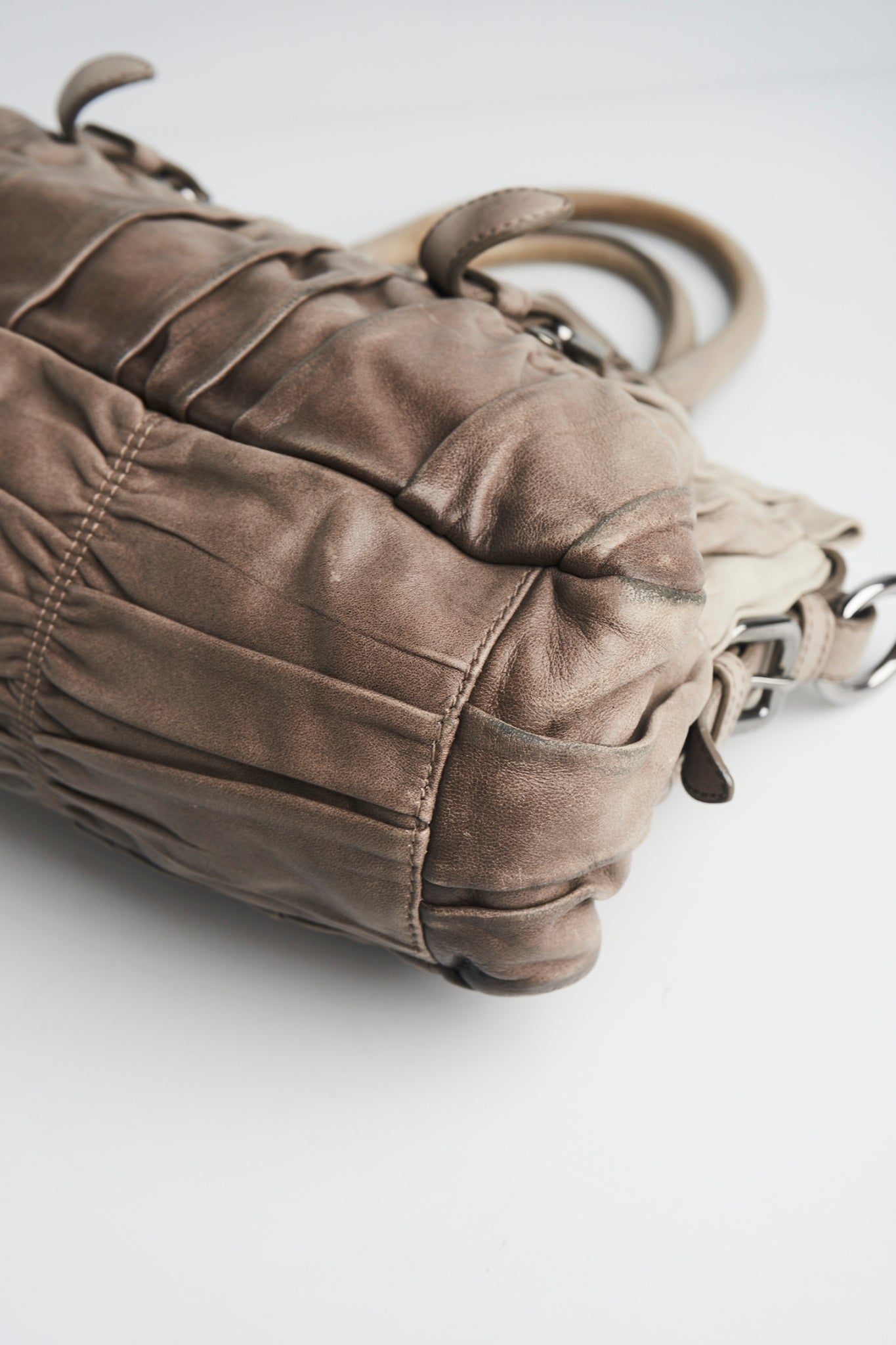 Prada Ombre Gaufre leather