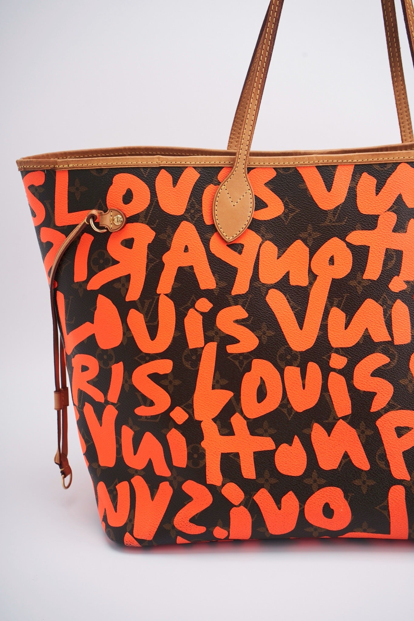Lv graffiti neverfull orange gm