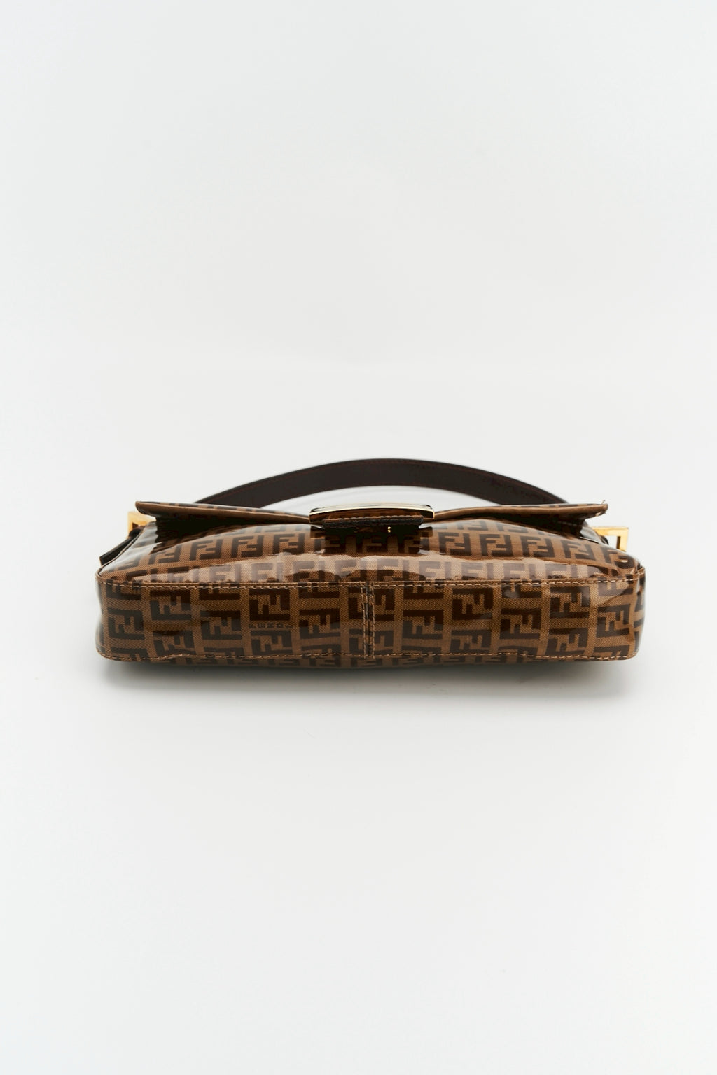 Fendi zucca baguette patent