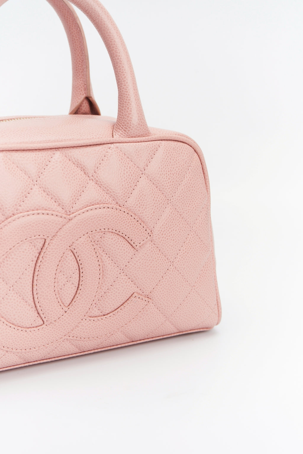 Chanel mini boston pink