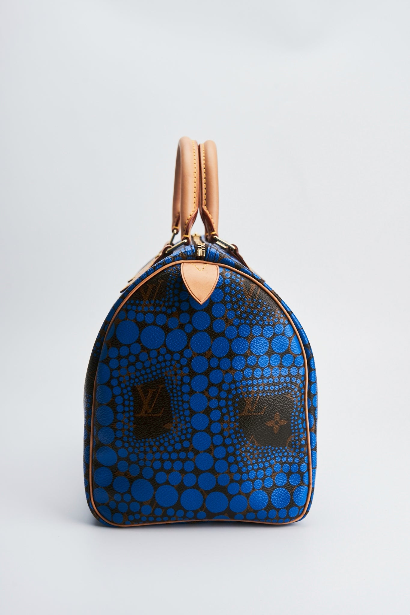 Louis Vuitton Yayoi Kusama speedy blue 30”