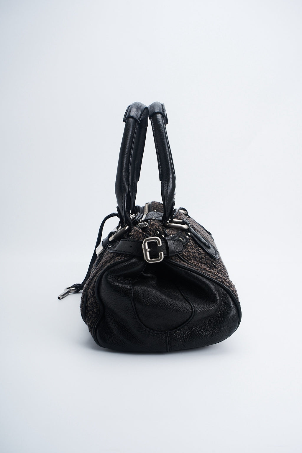 Chloe paddington tweed leather