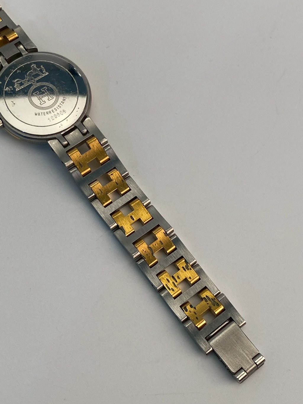 Hermes twotone white dial c.9608