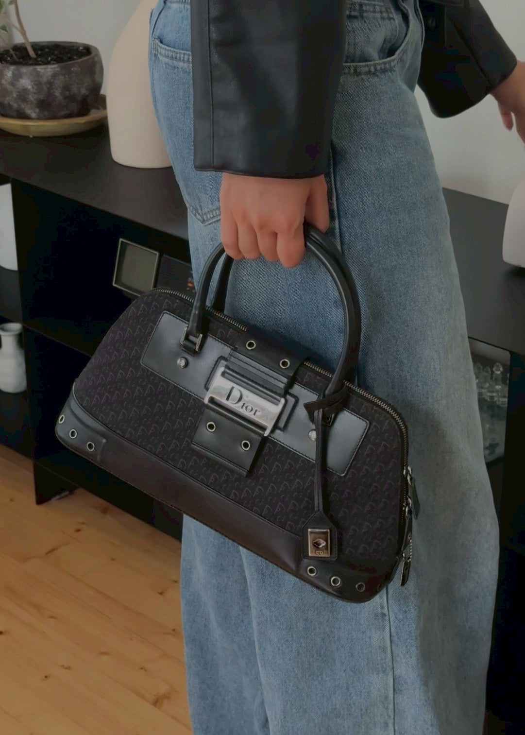 Dior street-chic handbag