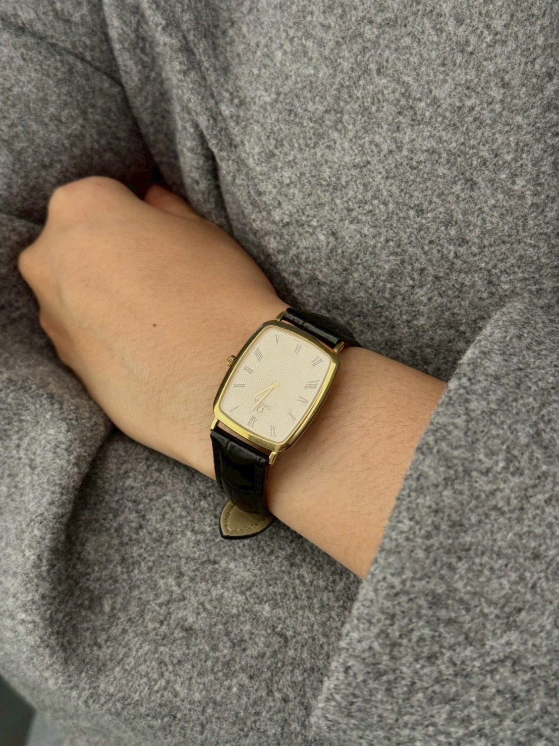 Omega deville chevron dial