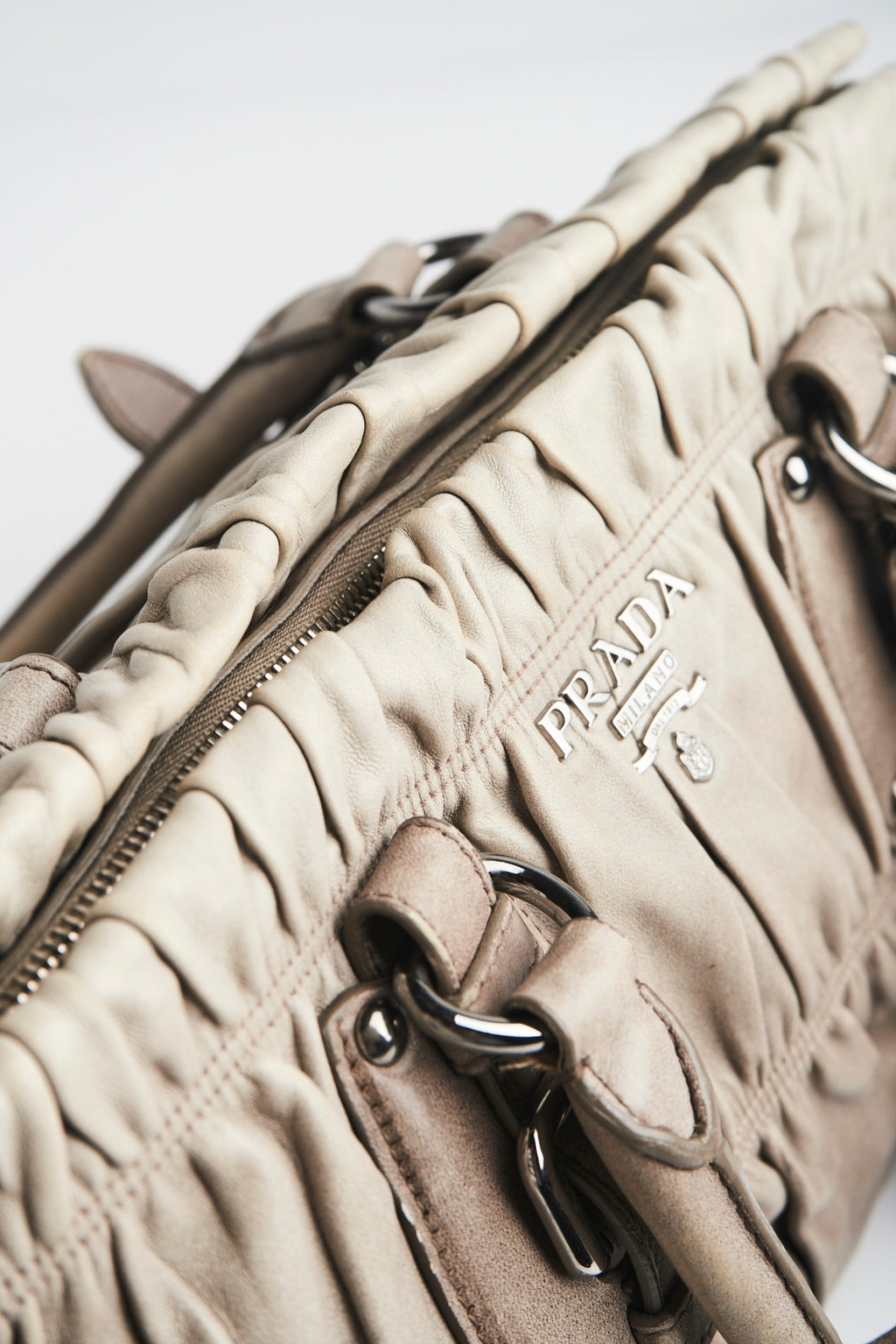 Prada Ombre Gaufre leather