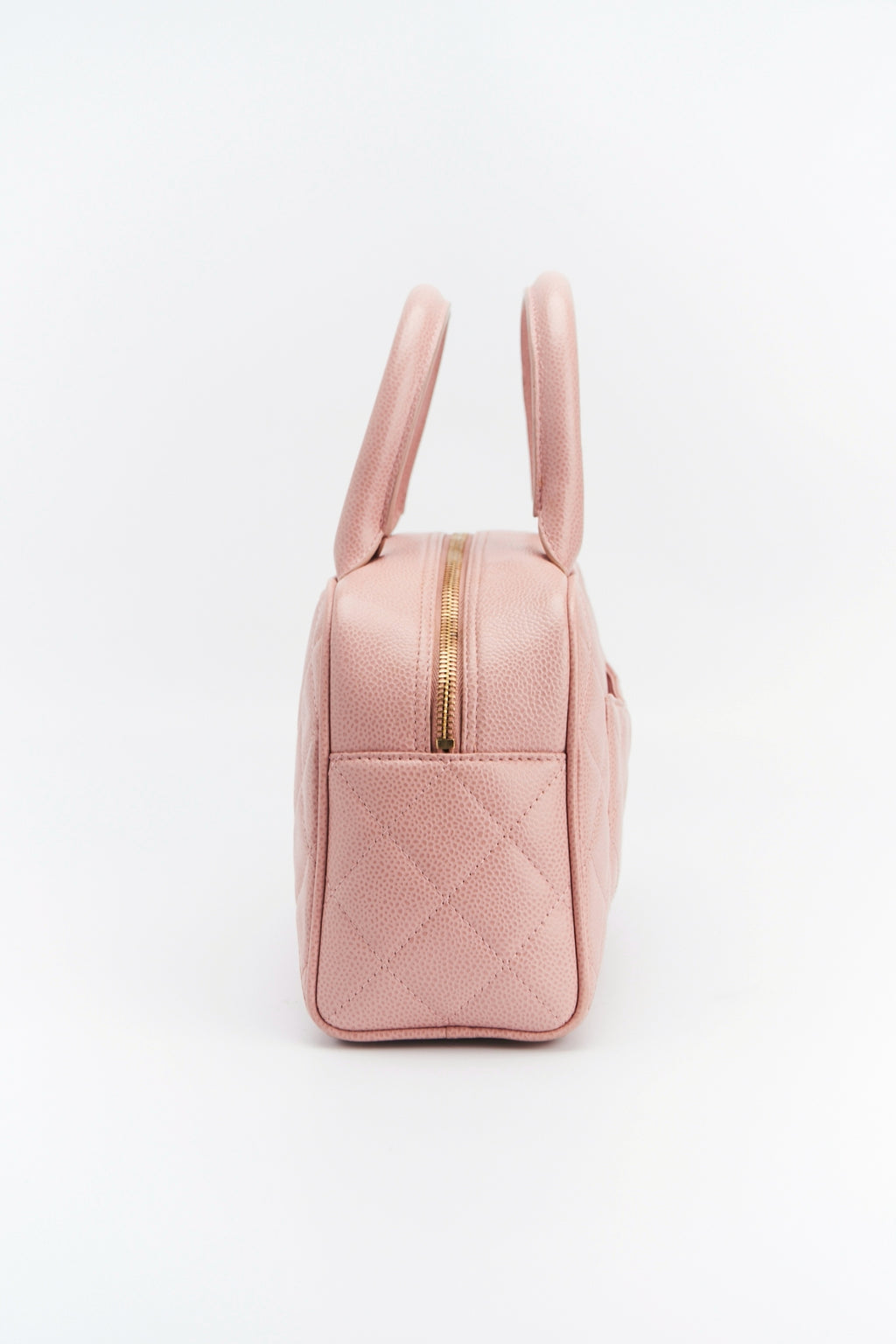 Chanel mini boston pink