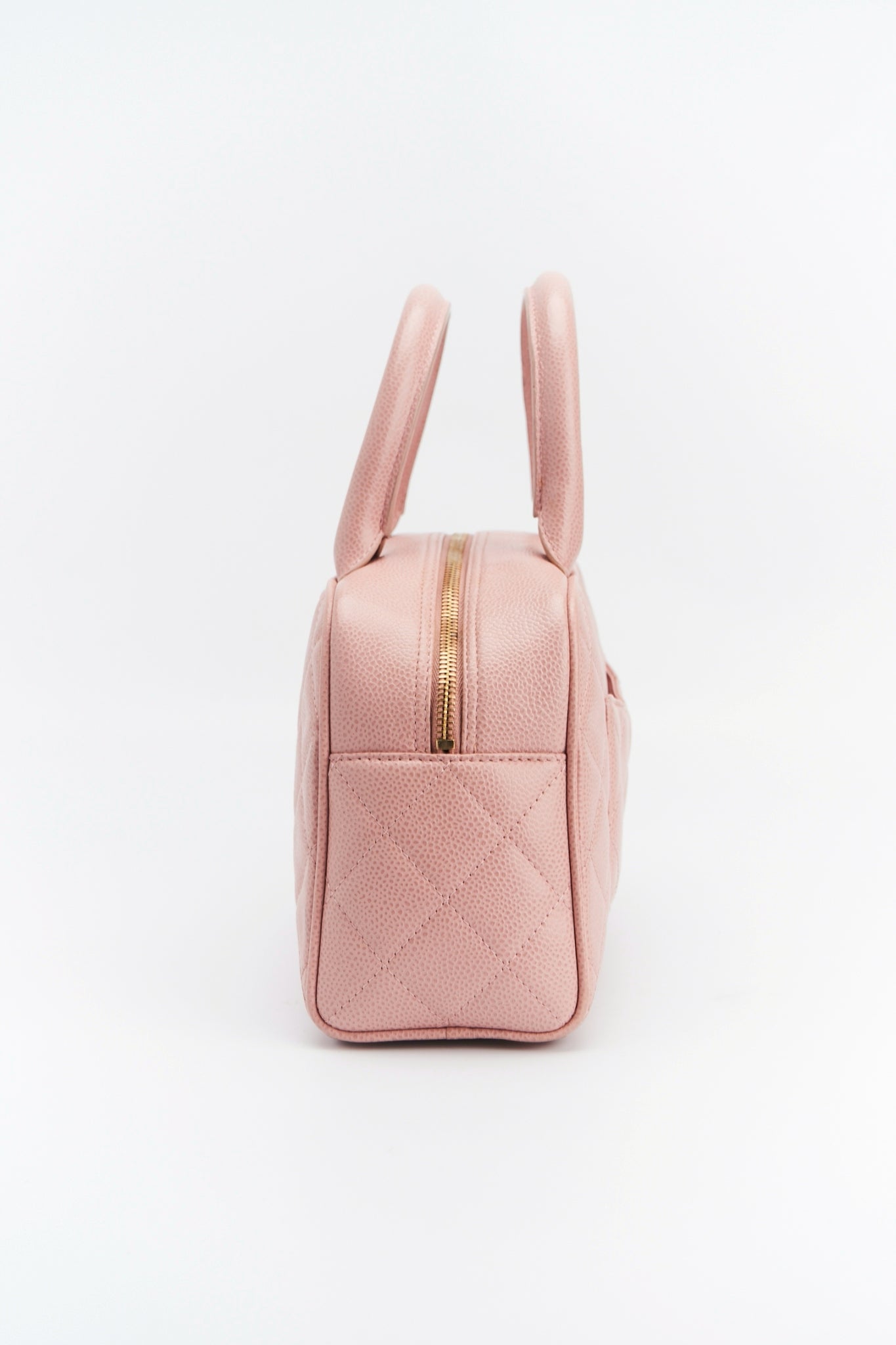 Chanel mini boston pink