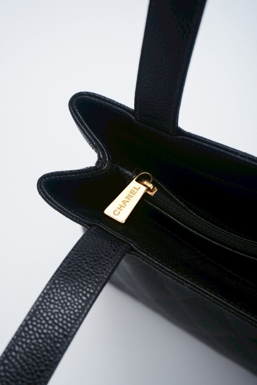 Chanel rhombic quilted caviar