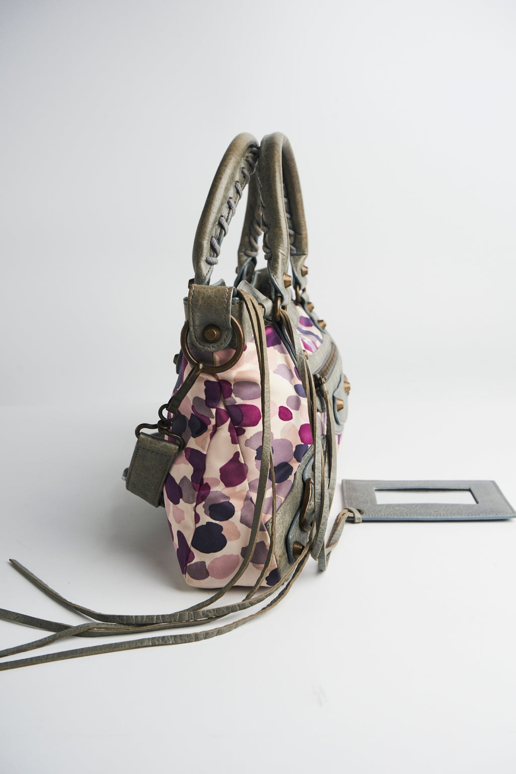 Balenciaga nylon printed mini city