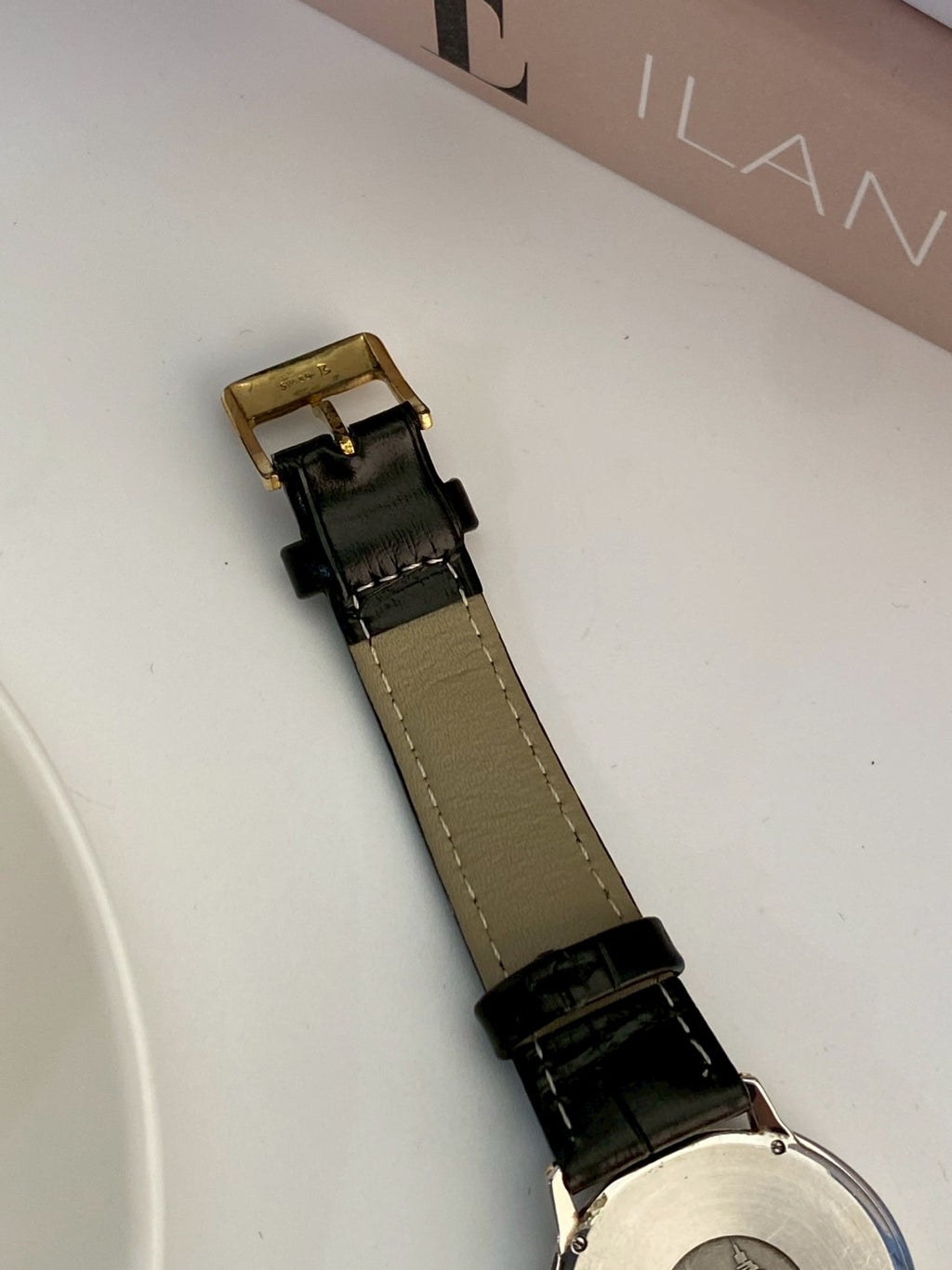 Omega deville white dial gold