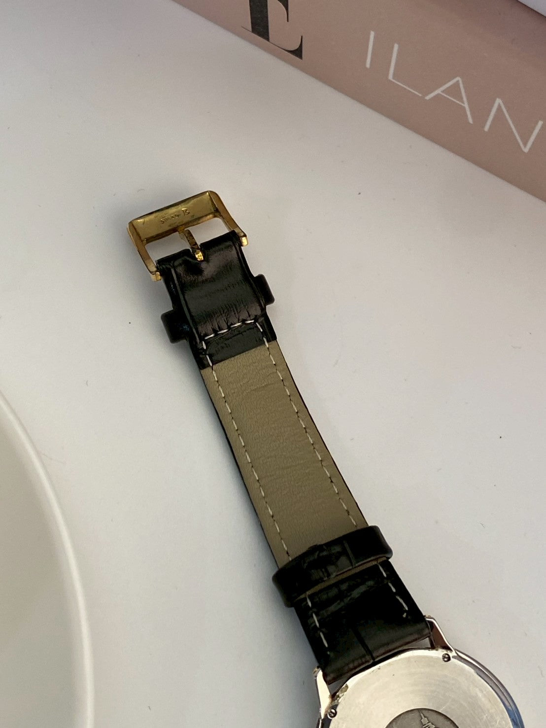 Omega deville white dial gold