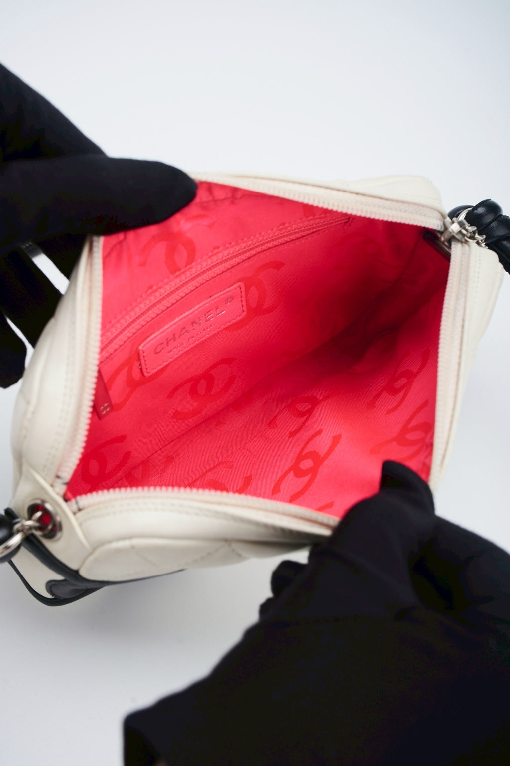 Chanel cambon white shoulder bag