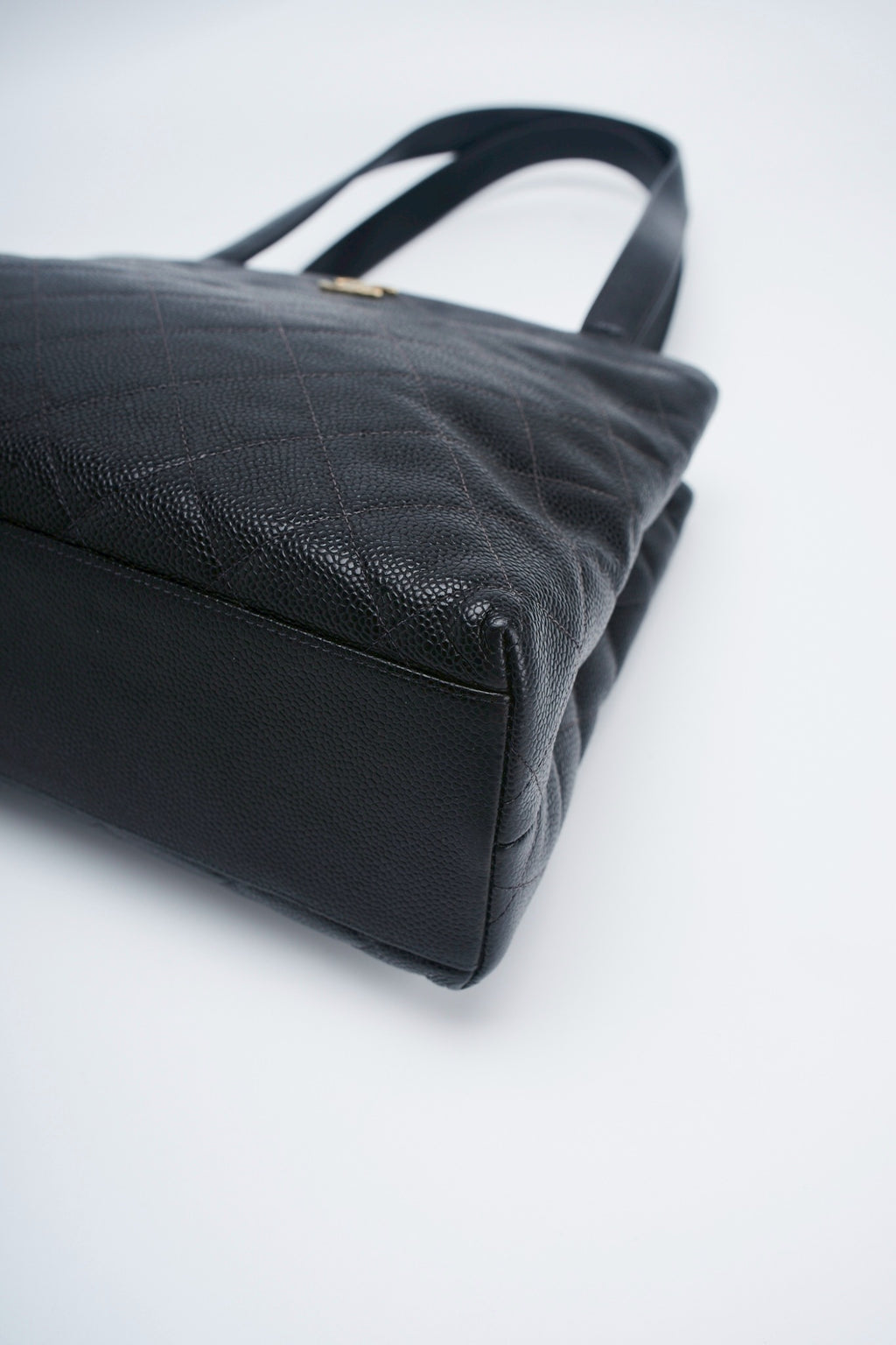 Chanel rhombic quilted caviar