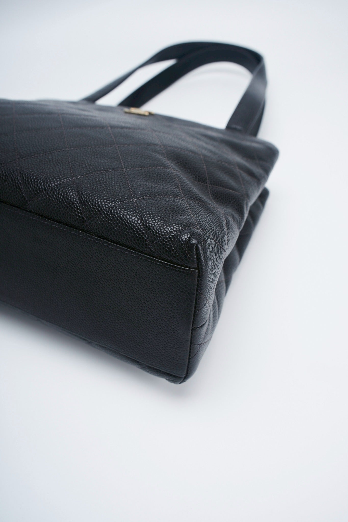 Chanel rhombic quilted caviar