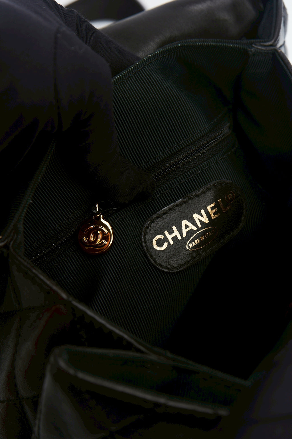 Chanel lambskin backpack