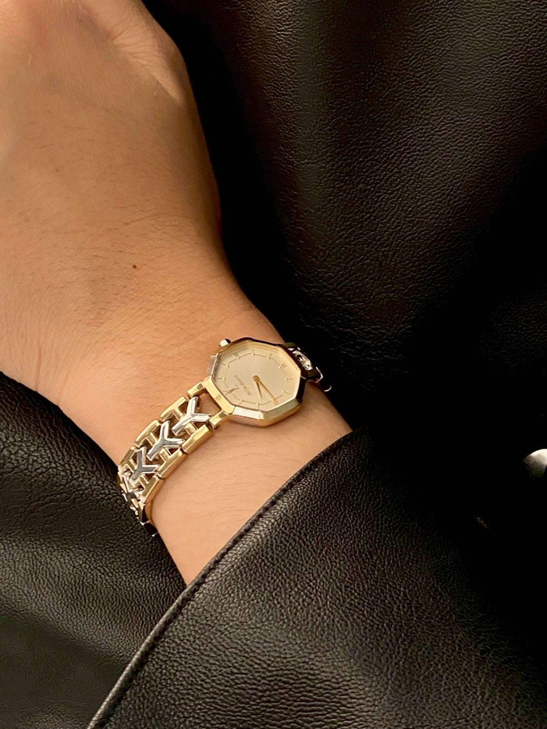 Ysl cream dial octagon c.0211