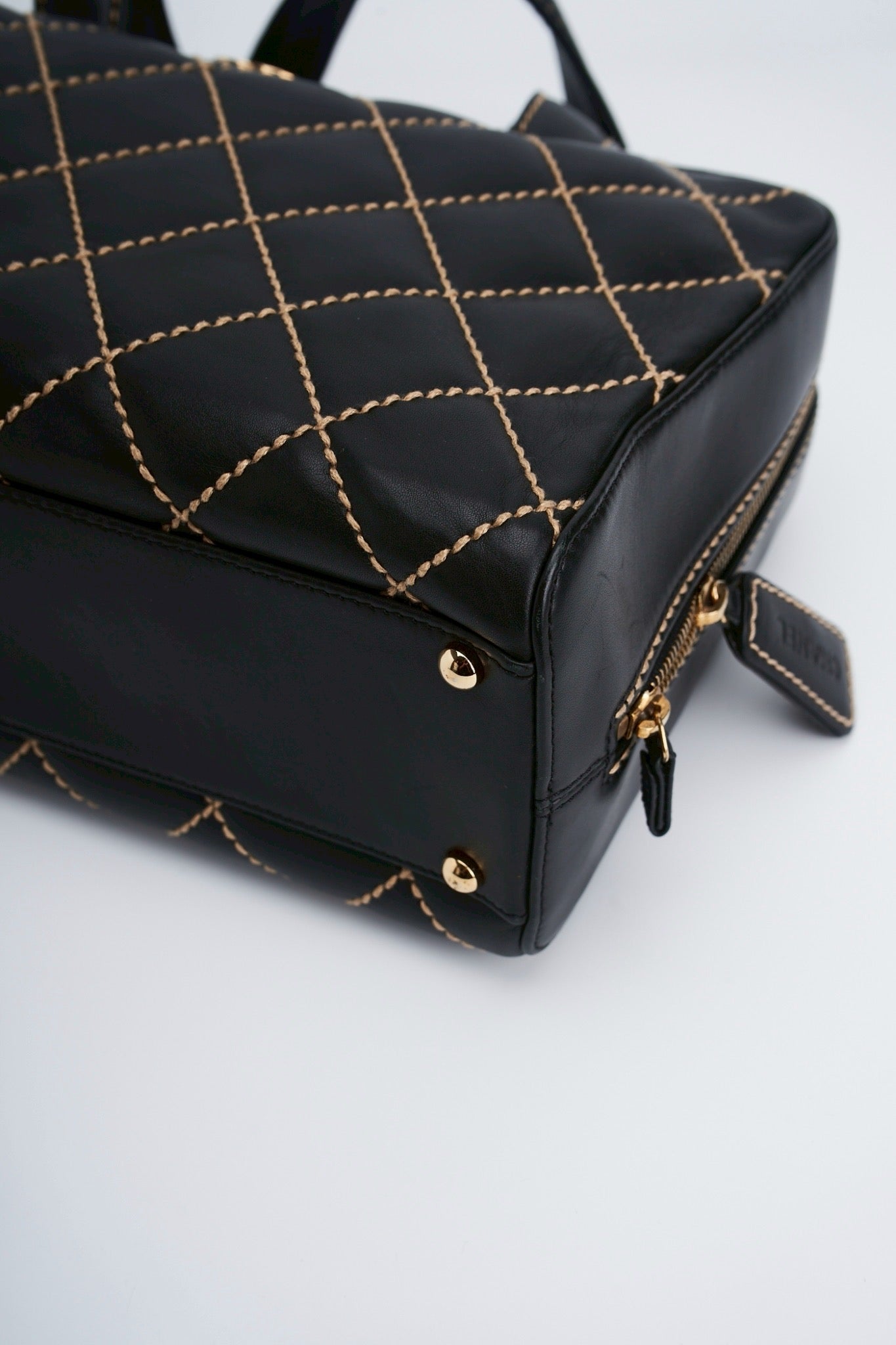 Chanel quilted hand bag