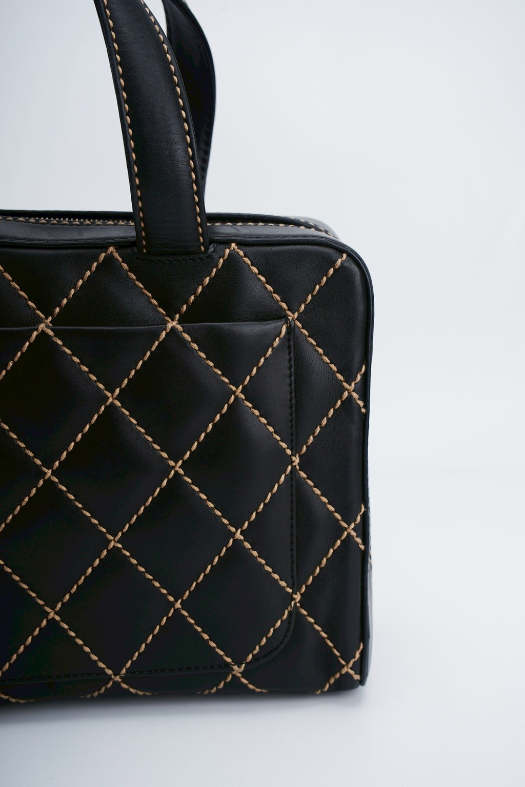 Chanel quilted hand bag