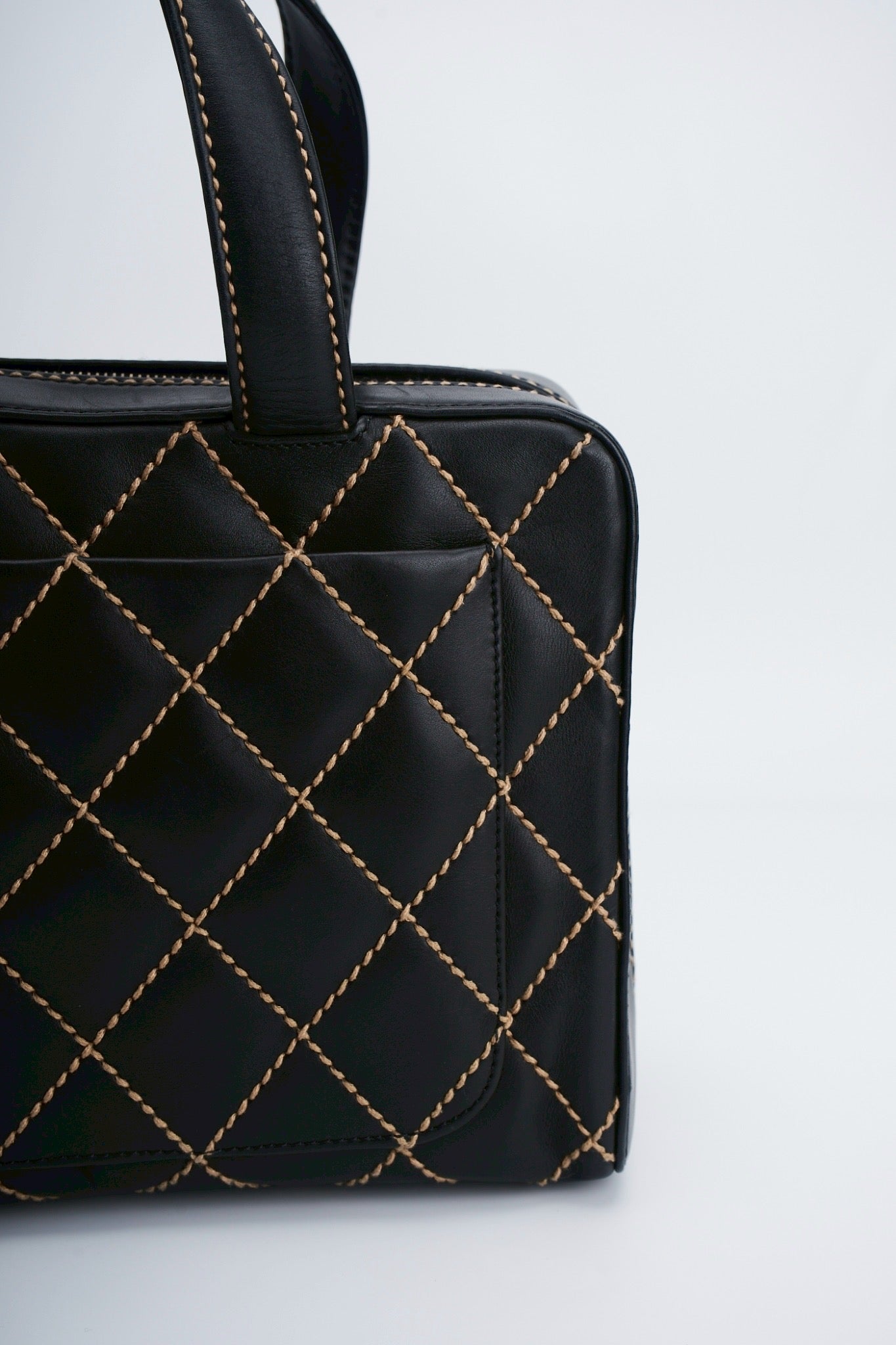 Chanel quilted hand bag