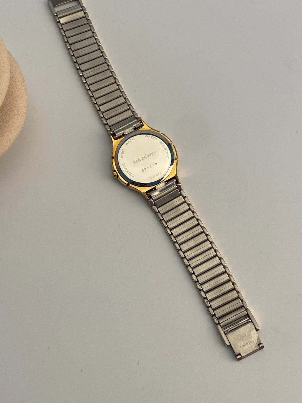 YSL twotone date watch c.0405