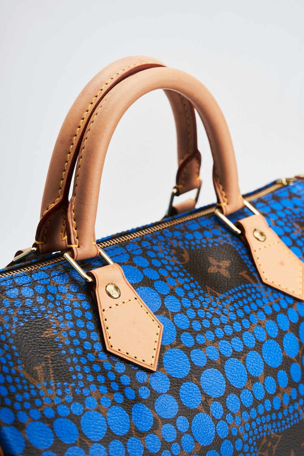 Louis Vuitton Yayoi Kusama speedy blue 30”