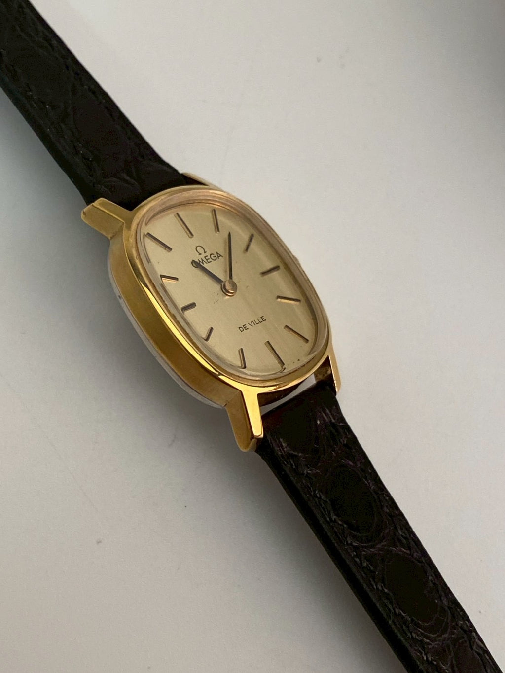 Omega deville gold dial wind up