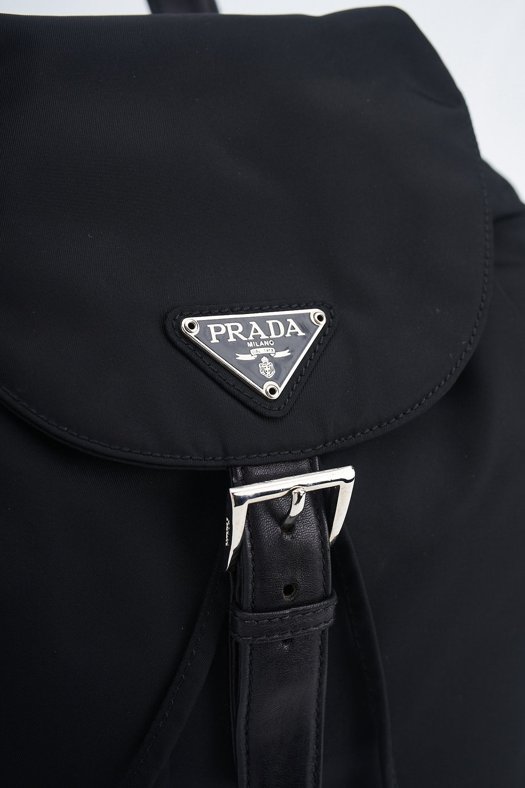 Prada backpack chain