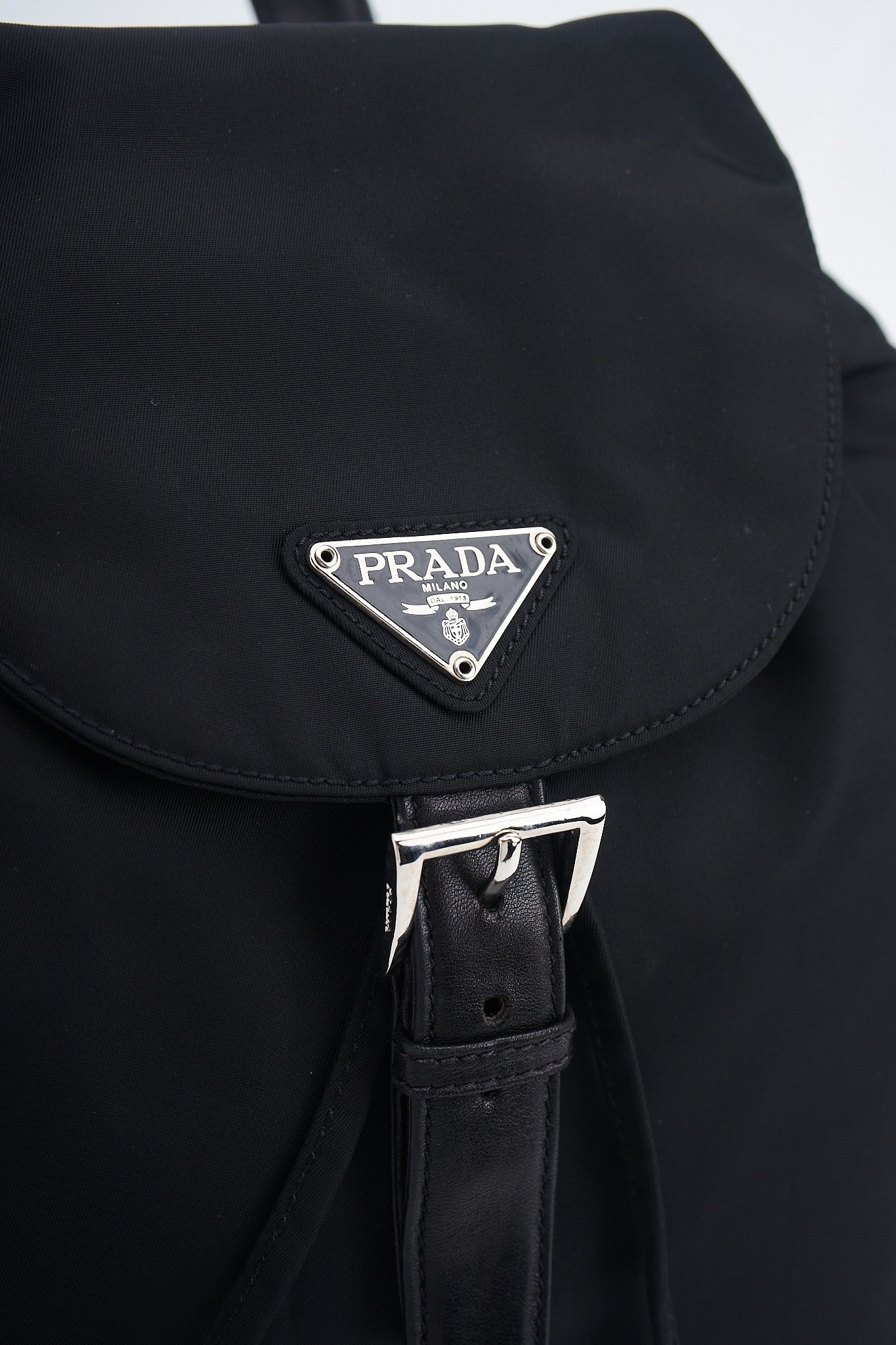 Prada backpack chain