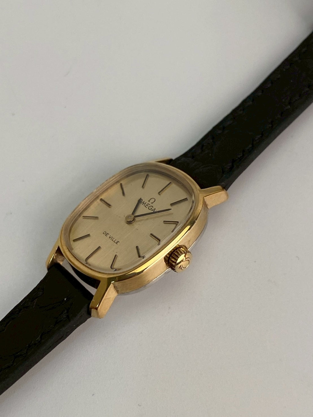 Omega deville gold dial wind up