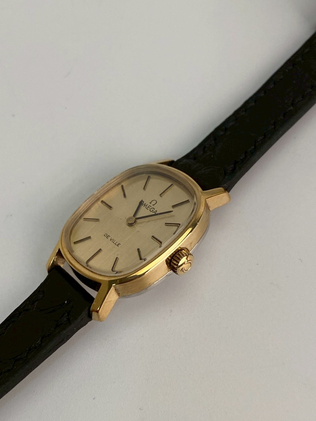 Omega deville gold dial wind up