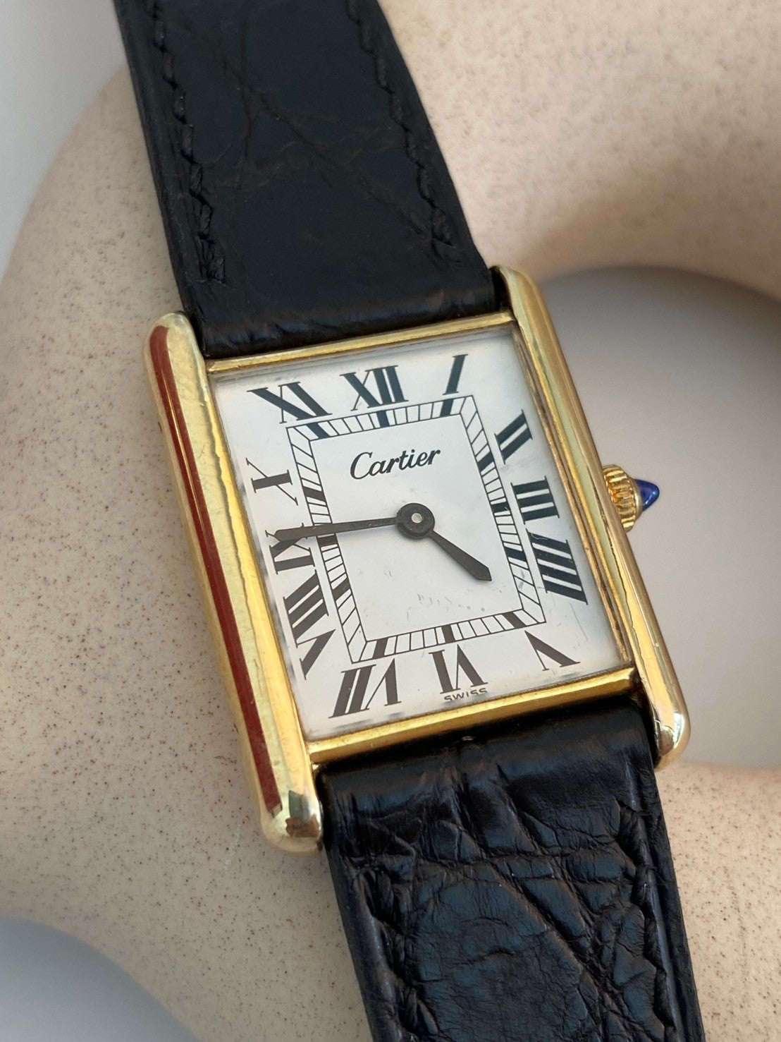 Cartier tank LM white dial c.8314