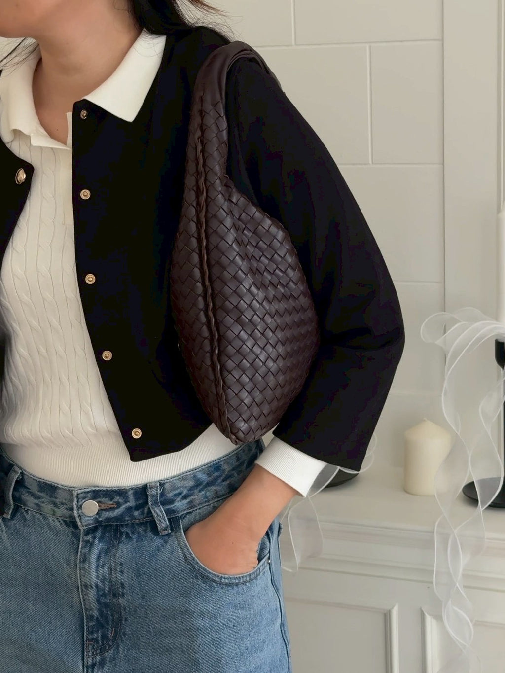 Bottega veneta hobo Brown S