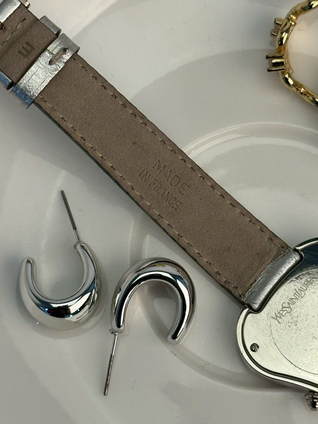 Ysl heart dial silver