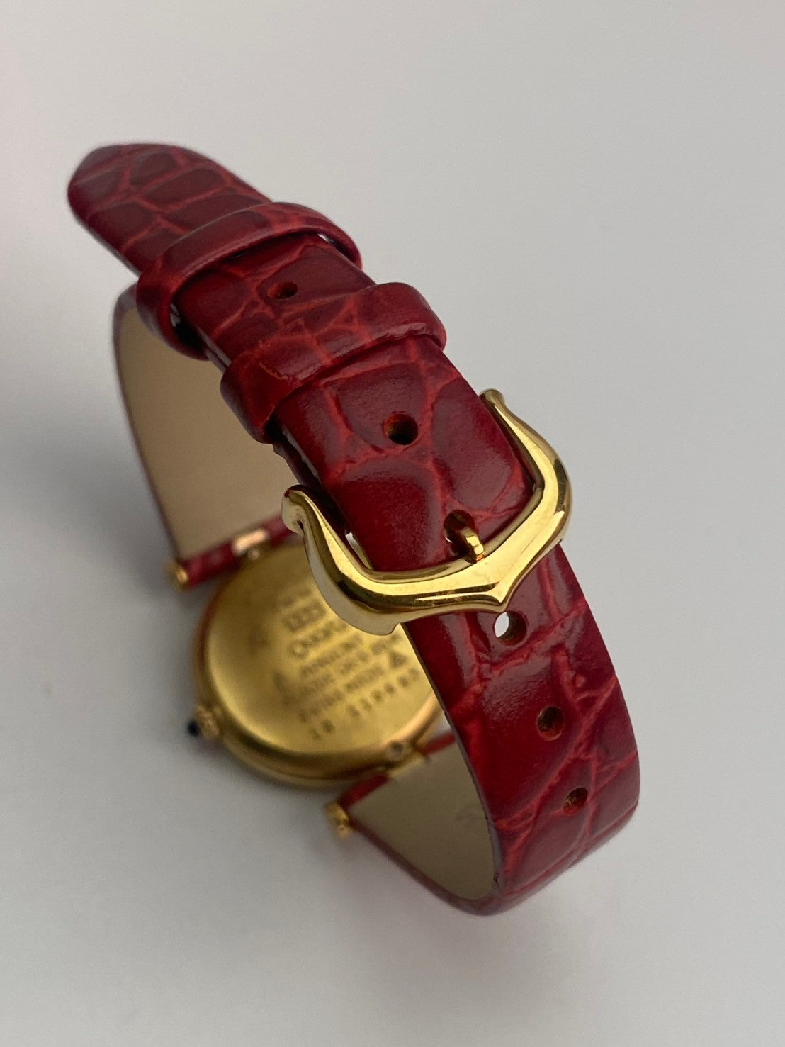 Cartier cilcle red dial sm c.9483