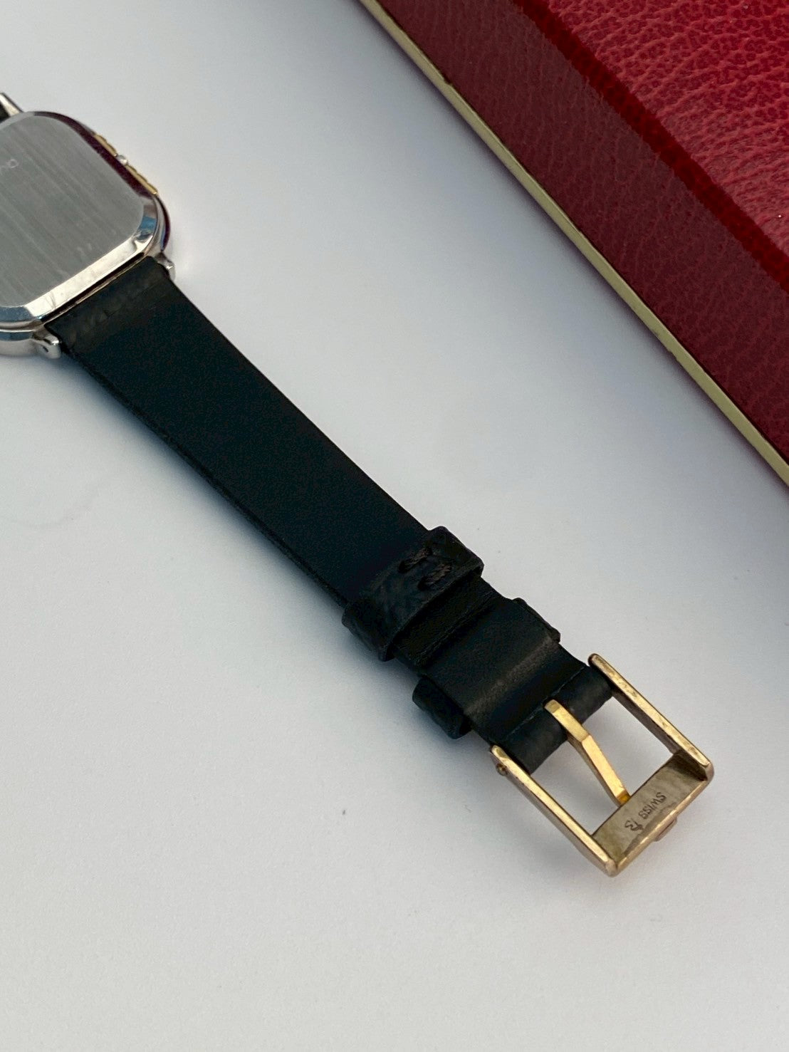 Omega deville white dial twotone 1387