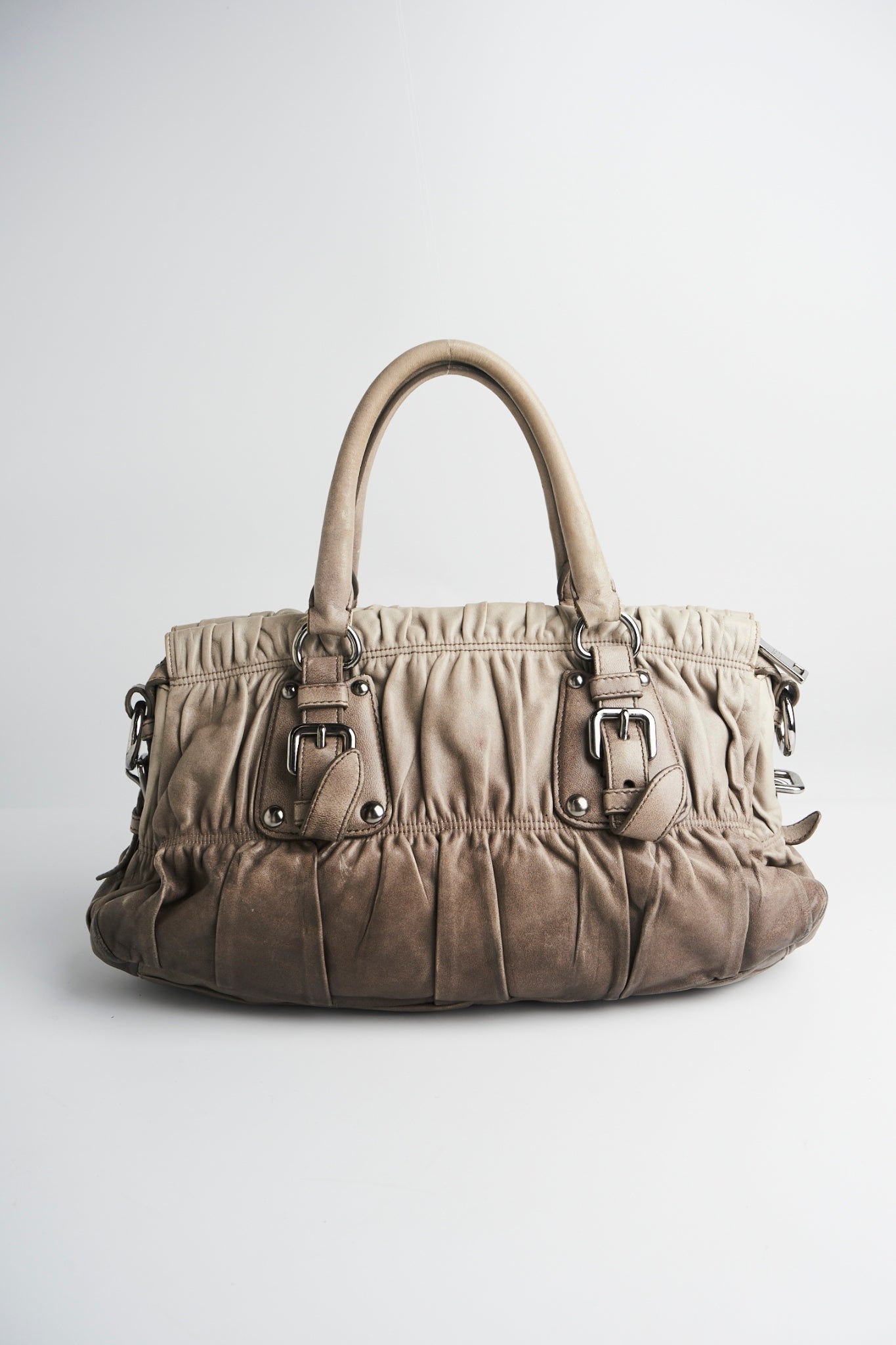 Prada Ombre Gaufre leather