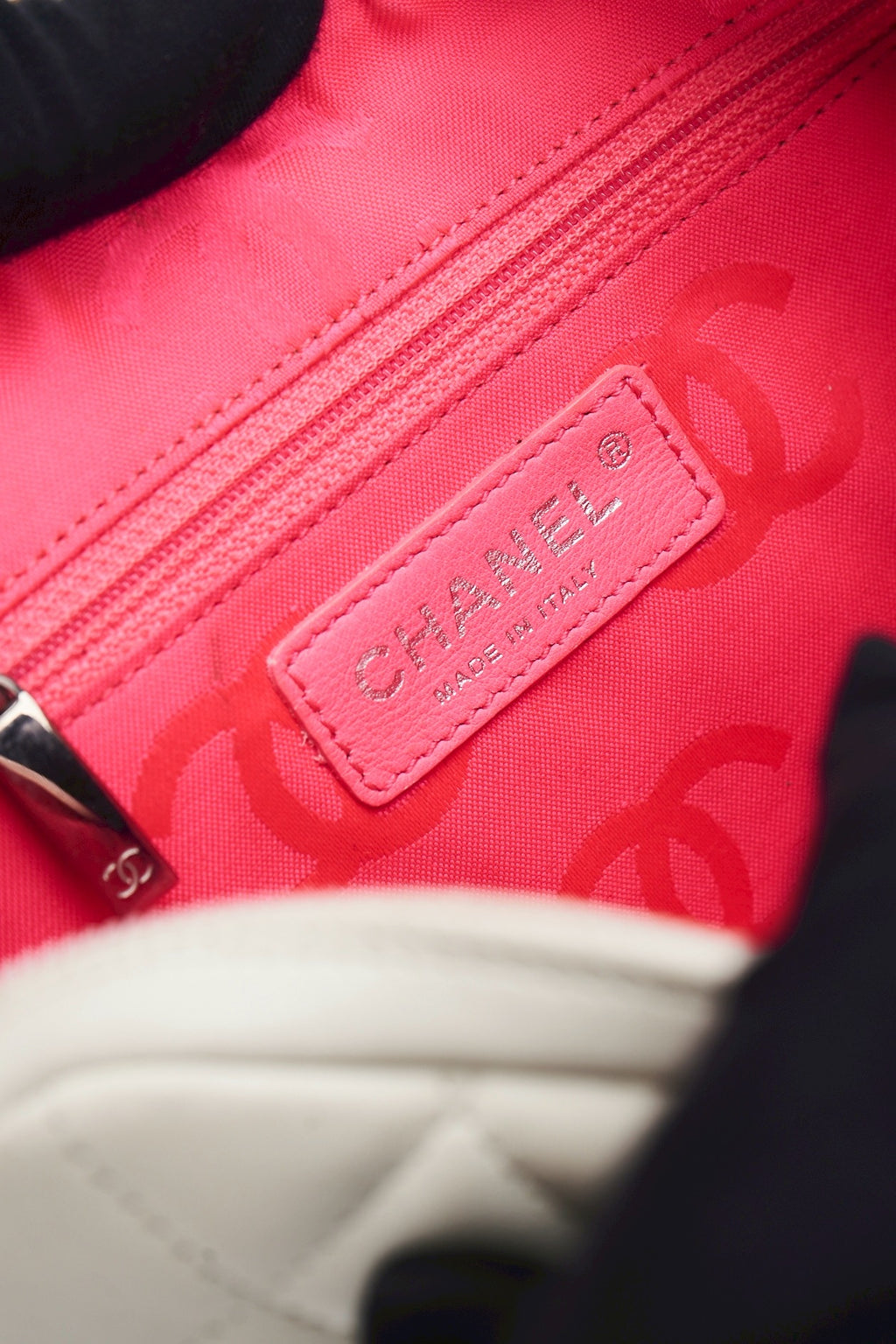 Chanel cambon white shoulder bag