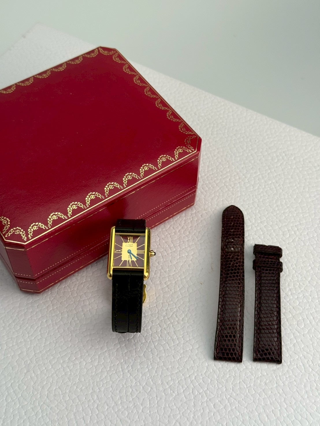 artier vermeil tank red s size. C.2251