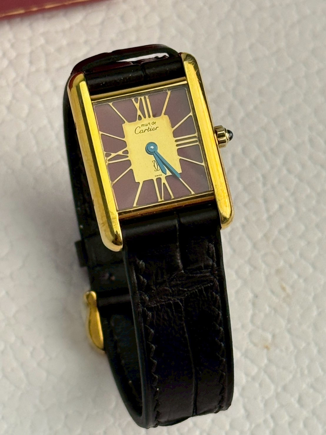 artier vermeil tank red s size. C.2251